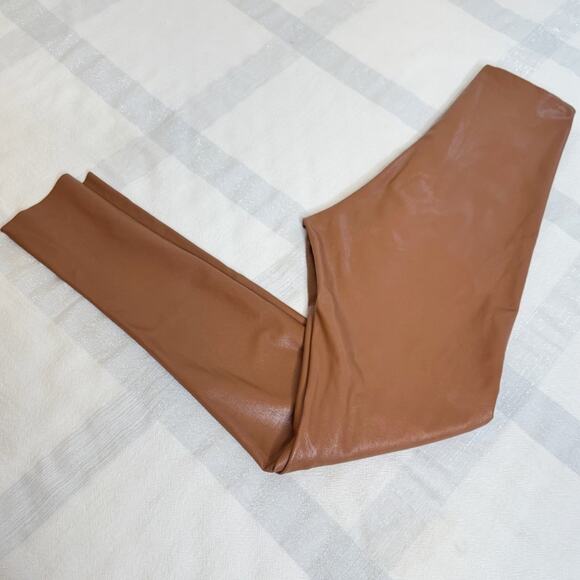 Commando Faux Leather Leggings Cocoa Size Small - Picture 11 of 11